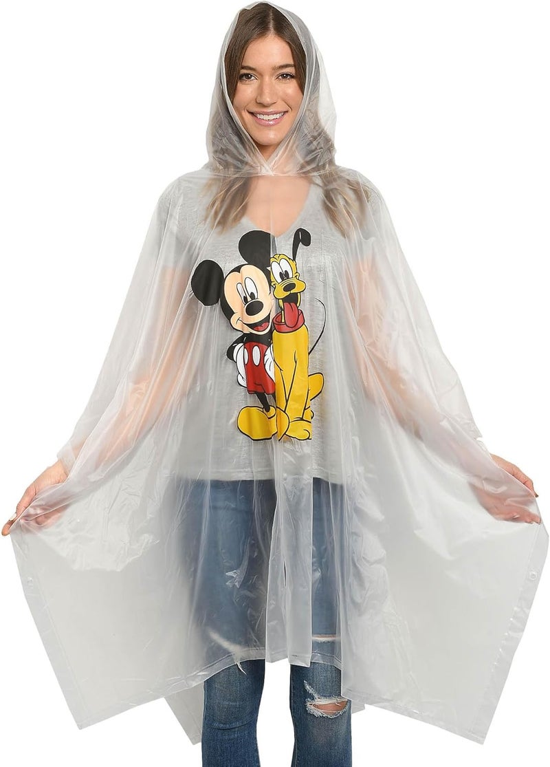 Disney Minnie Mouse Mickey Mouse Pluto Daisy Duck Rain Poncho Hoodie Unisex Adult - Image 5